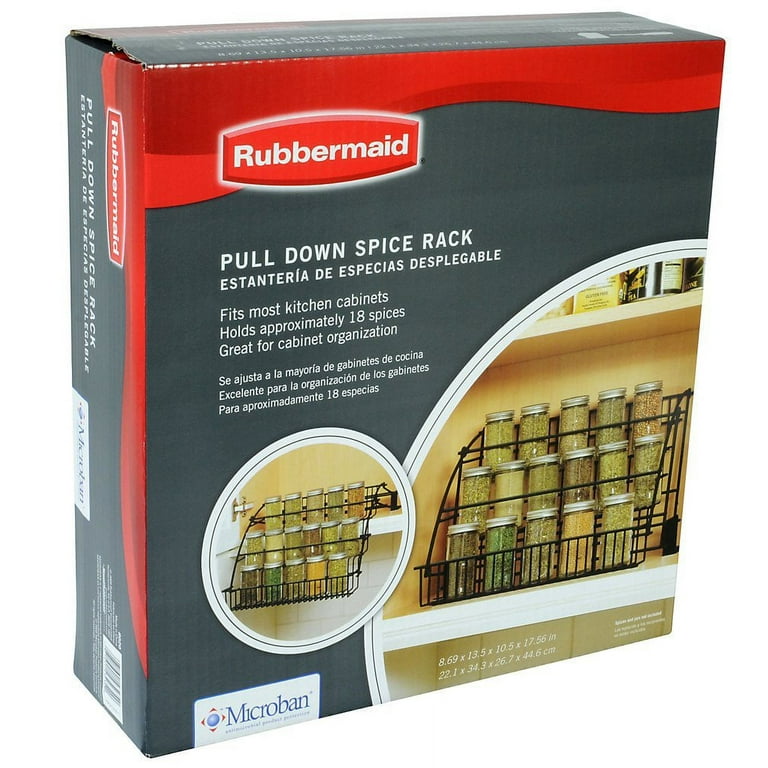 Rubbermaid spice rack sale