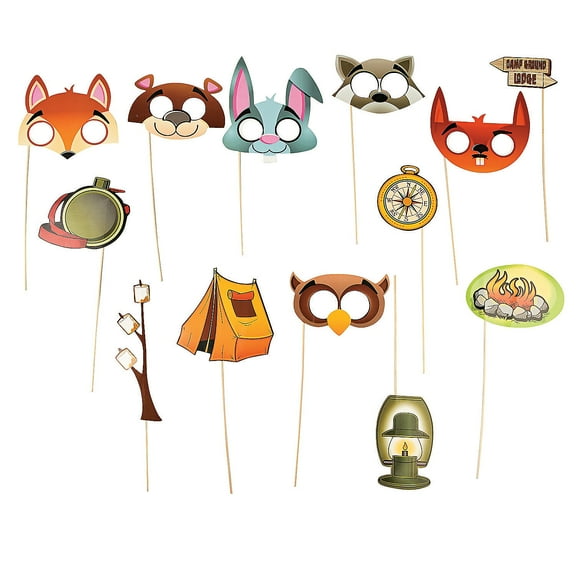 Camping Photo Stick Props - Apparel Accessories - 13 Pieces