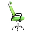 thumbnail image 3 of Silla de Oficina Bossa Ergonómica Ajustable Dalian Verde con Reposacabezas y Giro 360º, 3 of 9