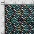 thumbnail image 2 of oneOone Polyester Lycra Black Fabric Geometric Craft Projects Decor Fabric Printed By The Yard 56 Inch Wide, 2 of 6
