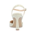 thumbnail image 4 of Journee Womens Nixey Croco Texture Buckle Pointed Toe Pumps, Widths Available, 4 of 10