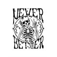 thumbnail image 2 of Women Crewneck Print Short Sleeve T-Shirts Summer Tees Loose Fit Graphic TopsHalloween Skull & Letter Print Short Sleeve Crew Neck T-shirt, Casual Sports Short Sleeve Crew Neck Summer Top, Women's, 2 of 6