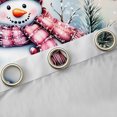 thumbnail image 4 of Castle Fairy Kawaii Xmas Snowman Blackout Curtains Set of 2 (52x84 Each) for Teens Girls Boys,Merry Christmas Window Curtains,Happy New Year Curtains and Drapes,Super Cozy Room Decor, 4 of 6