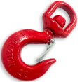 thumbnail image 1 of Gancho giratorio High-PQ de 2 toneladas con cierre de seguridad, 4400 libras, rojo, 1 of 6