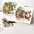 thumbnail image 5 of 6 pcs Diamond Art Painted Greeting Card, Christmas Cow Mouse 5D DIY Special Shape Diamond Card Creative Gift, Christmas Thanksgiving Greeting Card Congratulation, 5 of 8