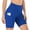 Blue, variant on Women's High Waisted Biker Shorts Stretchy Workout Yoga Shorts with Pockets