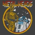 thumbnail image 2 of Mens Star Wars Metal Head Rock Droids Sweatshirt, 2 of 4