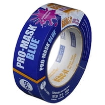 IPG Pro-Mask Masking Tape - Crepe Paper Backing - 1 Roll, 1.41 in W, Blue