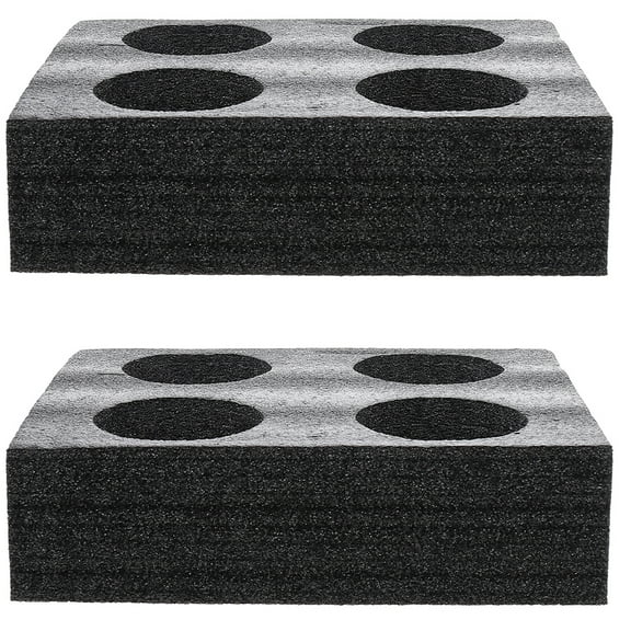 2 Pcs Carriers Portable Drink Cup Holder Tray Safe Material