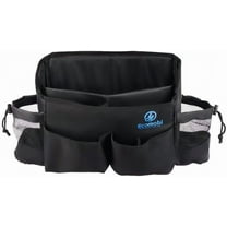 Universal Car Bag - Mobility Scooter Bag - Waterproof, Durable, Multi-Pocket Organiser with Removable Lining for Mobility Scooter- Black