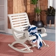 thumbnail image 2 of SAFAVIEH Outdoor Collection Sonora Rocking Chair White, 2 of 11