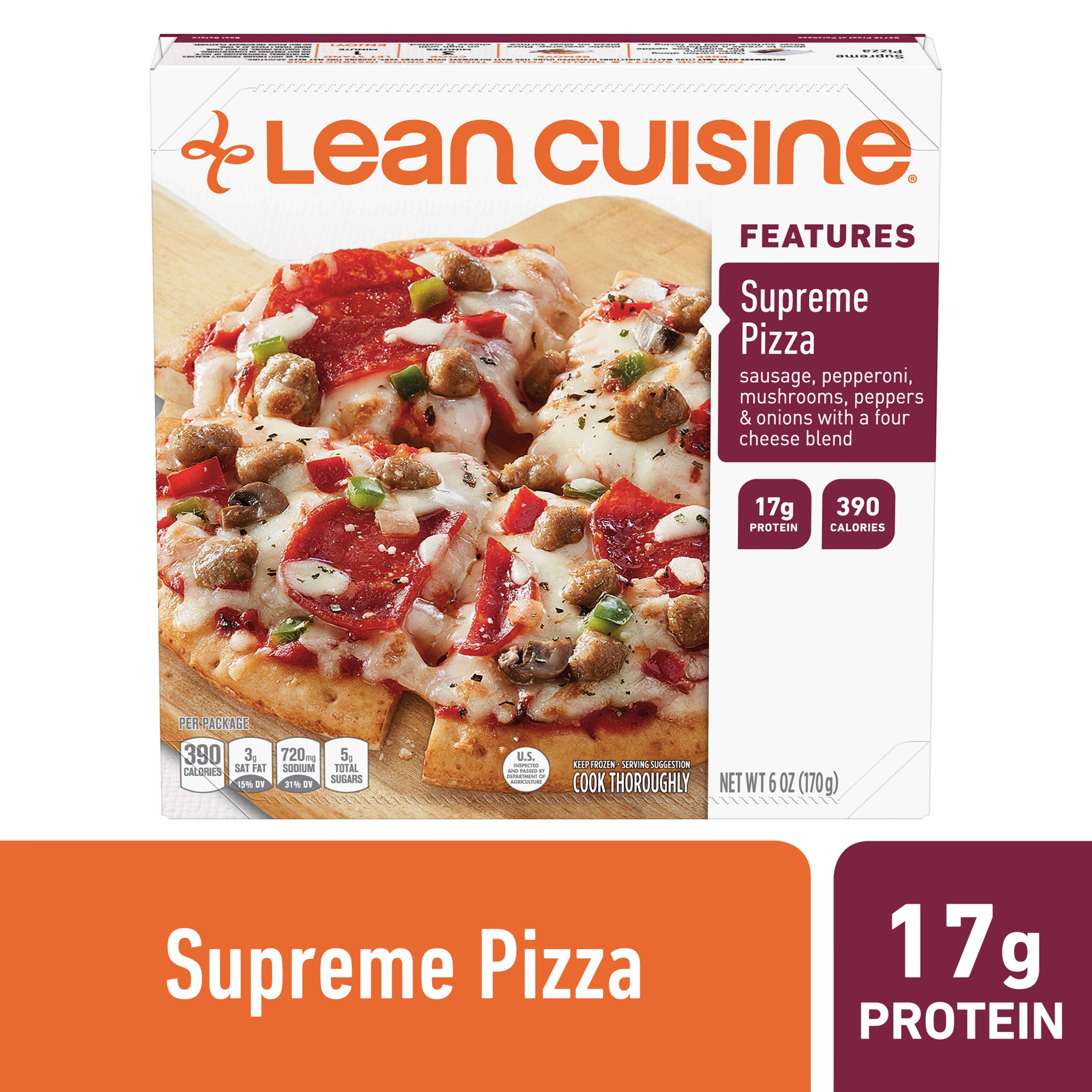 Lean Cuisine Features Supreme Frozen Pizza 6 oz.