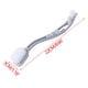 thumbnail image 3 of Cepillo de limpieza de cerdas rígidas de nailon para juntas, azulejos y grietas | Raspador multiusos para duchas, suelos y rieles de puertas, 3 of 4