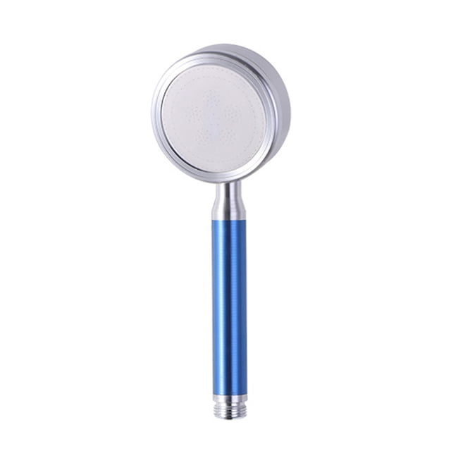 Rociador de ducha de mano de aluminio con cabezal de ducha, rociador de baño de mano para baño, mango azul Inevent HA000712-02B
