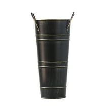 Metal Umbrella Stand Holder Freestanding Bucket Organizer for Canes Walking Sticks Clubs Entryway Indoor Porch Floor