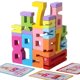 thumbnail image 1 of Juego de bloques de construcción apilables de madera JYJ del 1 al 10, más de 3 años, 1 of 6