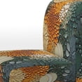 thumbnail image 4 of Designart "Earthy Euphony Hardedge Art wall decor VI" Multi-Color Abstract Upholstered Accent Chair - Modern Arm Chair For Bedroom, 4 of 5