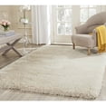 thumbnail image 2 of Safavieh Arctic Shag Collection SG270V Handmade Beige Polyester Square Area Rug (5' Square), 2 of 5