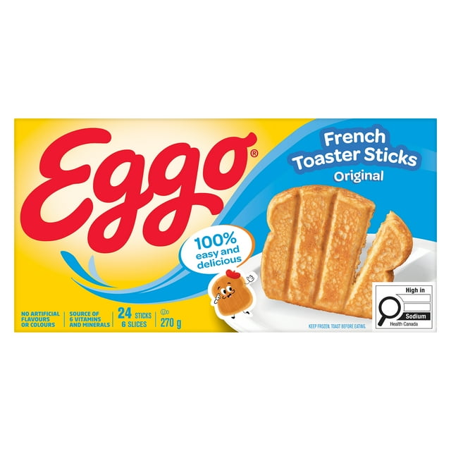 BÂTONNETS DE PAIN DORÉ KELLOGGS EGGO* ORIGINAL, 270g BÂTONNETS DE PAIN DORÉ EGGO