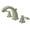 Brushed Nickel, variant on Elements Of Design Eb98.Al Brass 1.2 GPM Widespread Bathroom Faucet - Brass