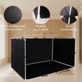 thumbnail image 4 of Dog Pee Pad Holder with High Walls - 35in X 29in X 17.3in No-Splash Indoor Potty Tray, Foldable Dog Litter Box for Dogs, 4 of 7