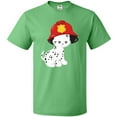 thumbnail image 3 of Inktastic Fireman Dog, Dalmatian, Dog With Fireman Helmet T-Shirt, 3 of 5