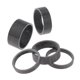 thumbnail image 4 of Paquete de 2 a 20 Unidades, 5 Piezas, Arandela de Carbono para , Espaciador de Vástago de Auriculares 2 piezas shamjiam Elevador de espaciadores de vástago de bicicleta, 4 of 5