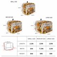 thumbnail image 6 of Fall HarvestThanksgiving Pumpkins Sunflowers Maple Leaves Toaster Cover 2 Slice, Dustproof Bakeware Oven Protector with Top Hook, Waterproof Small Kitchen Appliance Toasters Dust Cover, 12"x7.5"x8", 6 of 9