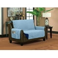 thumbnail image 2 of Protecteur de Meubles Réversible Classique Matelassé Imperméable Design Diamant (Canapé, Marine/bleu Clair), 2 of 2