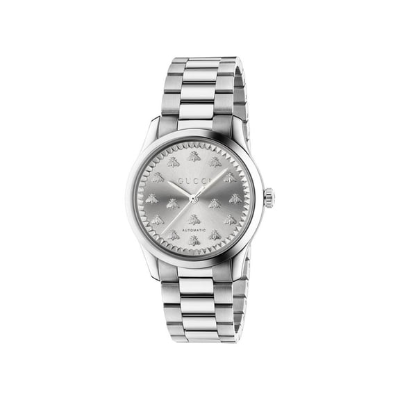 Gucci G-Timeless Automatic Silver Dial Men's Watch YA1264190