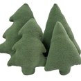 thumbnail image 2 of Cateissary Almohada verde de la felpa del triángulo de la moda para la decoración de la Navidad suave y cómoda Juegos de cama Triángulo 30cm, 2 of 6