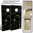 thumbnail image 3 of Skip's Garage Black Marble Cornhole Set - Choose Your Size & Accessories NO Accessories 2x3 Boards (24" x 36"), 3 of 6