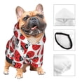 thumbnail image 3 of Balery Cartoon Ladybug Sudadera con Capucha para Perros Pequeños – Ropa para Mascotas, Disfraz para Perros y Gatos, Ideal para Fiestas y Cosplay-X-Large, 3 of 7
