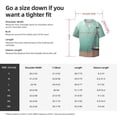 thumbnail image 5 of Pofeuu Vintage Brass Balance Scale Print Mens Casual Short Sleeve Shirts Beach Summer Spread Collar Pocket Tops Men's Casual Short-sleeved Shirt-4X-Large, 5 of 5