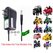 6V Circle Charger for Kid Trax 2018 & UP Ford Bronco Dodge Ram 1500 Cat ATV Hulk ATV Spiderman ATV Spiderbike Paw Patrol Tractor Firetruck Police Motorcycle