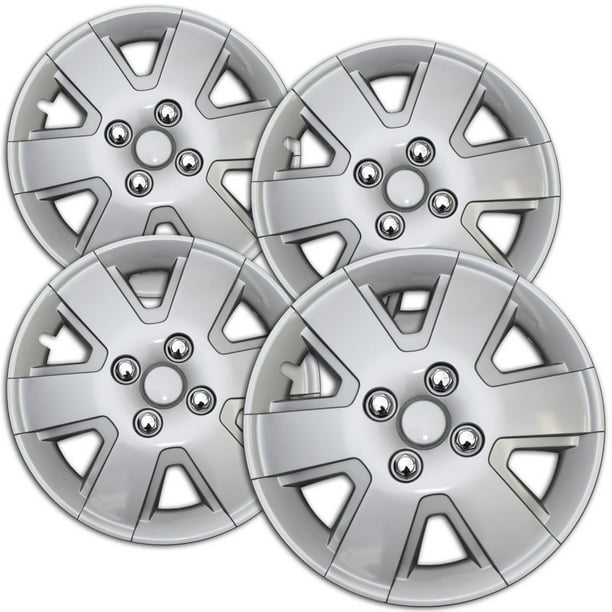 Oxgord 15 Inch Wheel Covers For Ford Focus Silver Pack Of 4 Walmart Com Walmart Com