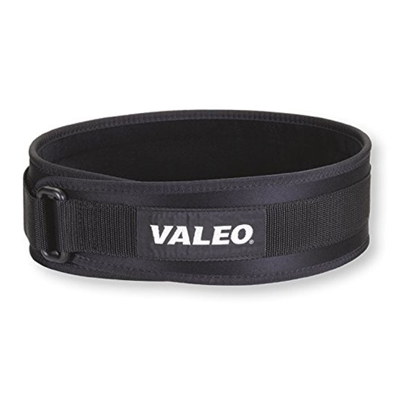 XL Valeo 4-inch Padded Leather Lifting Belt for Men & Women Back Support,. 