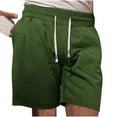 thumbnail image 2 of Mingw Mens Shorts Men's Pull On Shorts High Rise Pants Comfortable Fleece Shorts, 2 of 4