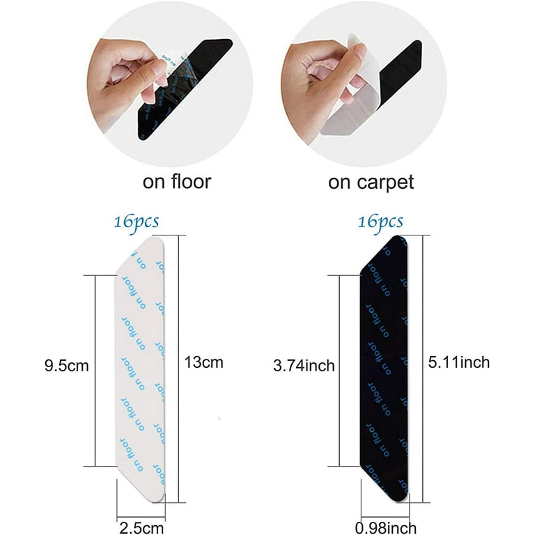 32 Pieces Rug Grippers Anti Slip Rug Non-slip Corner Carpet
