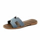 thumbnail image 2 of Sandalias planas de playa de verano para mujer, zapatillas femeninas, sandalias de cuña para exteriores, talla grande-AM, 2 of 3
