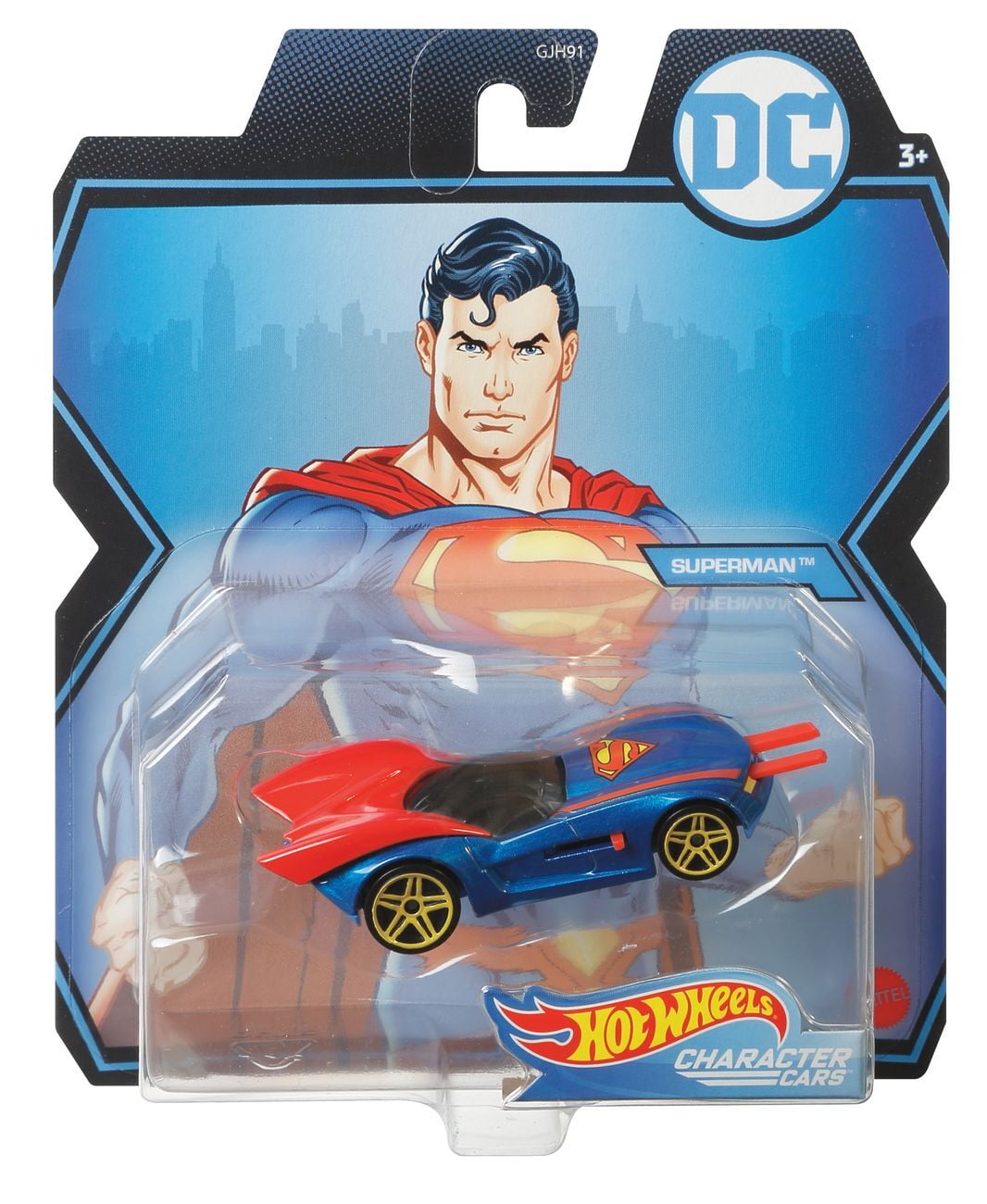 Hot Wheels DC Sketched Series Superman Character Cars Mint on Card 