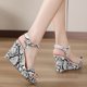 thumbnail image 5 of Zapatos de cuña con boca de pescado para mujer, sandalias de lujo con tacón alto y hebilla de tacón de cuña Wmkox8yii  hfjk4806, 5 of 9