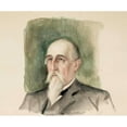 thumbnail image 3 of Albert Edelfelt 24x20 Black Modern Framed Museum Art Print Titled - Leo Mechelin, Portrait Study, 3 of 5