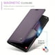 thumbnail image 4 of For Samsung Galaxy S23 S22 S21 S20 Ultra S10 Plus S21 FE Case With Card Holder, Wallet Case For Women Men With RFID Blocking, Durable Leather Kickstand Magnetic Clasp Shockproof Phone Case, 4 of 5