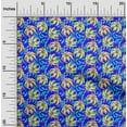 thumbnail image 2 of oneOone Polyester Spandex Yellow Fabric Tropical Floral Fabric For Sewing Printed Craft Fabric By The Yard 56 Inch Wide, 2 of 4