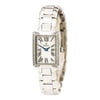 96R160 Women's Fairlawn Diamond Accented Bezel White MOP Dial Stainless Steel Bracelet Watch