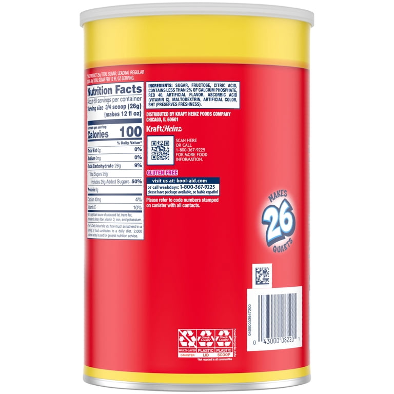 Kool-Aid Cherry Powdered Drink Mix, 63 oz Canister photo 8