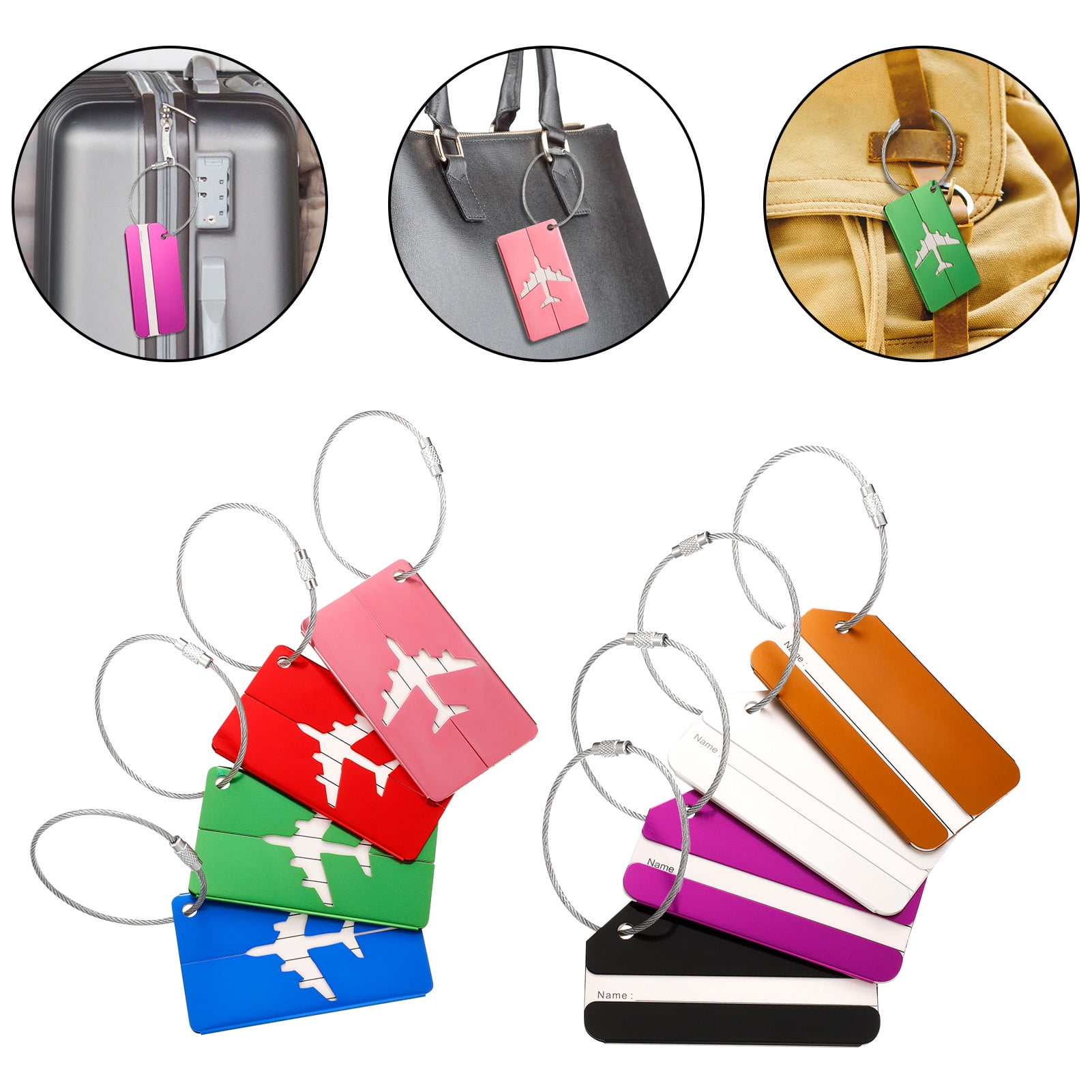 Smooth Trip Self Laminating Luggage Tags 4 Pack ST-LT66  *FREE SHIPPING!* 