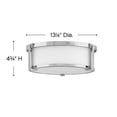 thumbnail image 7 of Hinkley Lighting - Two Light Flush Mount - Foyer - Lowell - 2 Light Medium Flush, 7 of 7