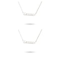 thumbnail image 2 of Collar de Ins Joyería Qarigey Capricornio Plata 2piezas, 2 of 6